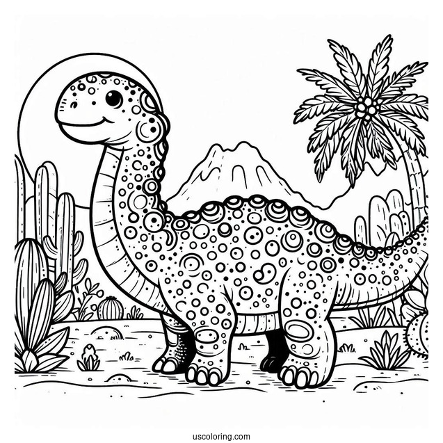 Large Spotted Edmontosaurus