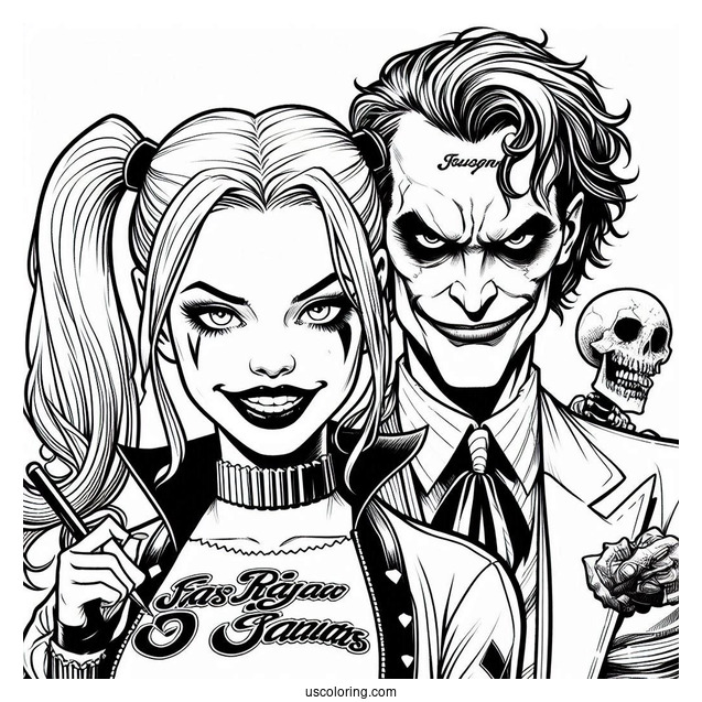 Harley Quinn And The Joker In Suicide Squad