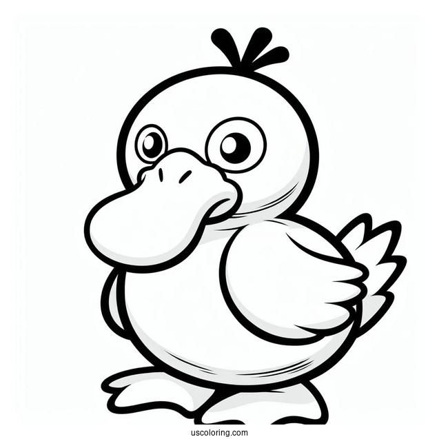 Psyduck Coloring Page And Golduck