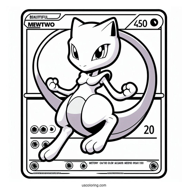 Mewtwo Pokemon Card