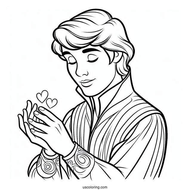 Coloring Page Of Prince Phillip From Sleeping Beauty