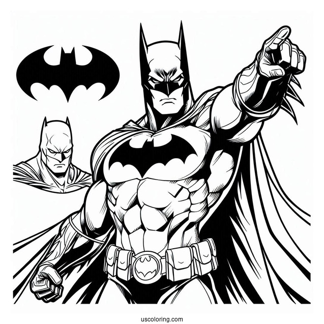 The Batman Coloring Page