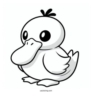Psyduck Coloring Page And Natu