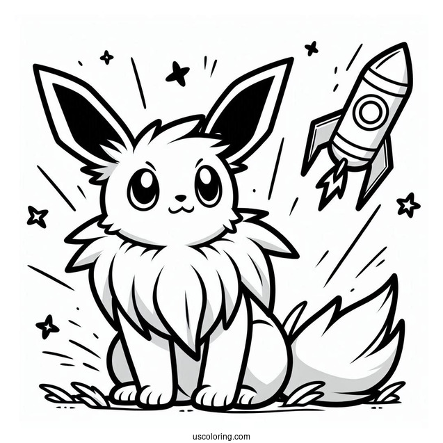 Jolteon Coloring Page Pin Missile Pokemon Card