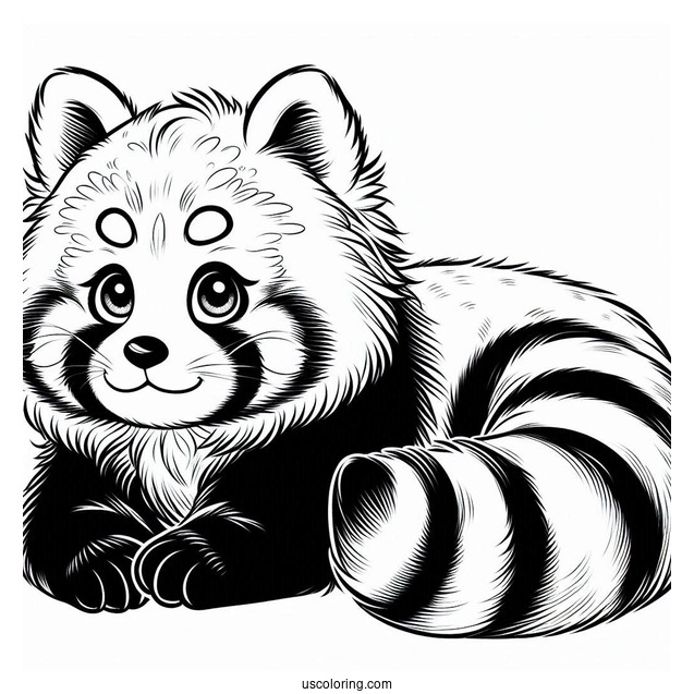 Meilin Lee Red Panda To Color