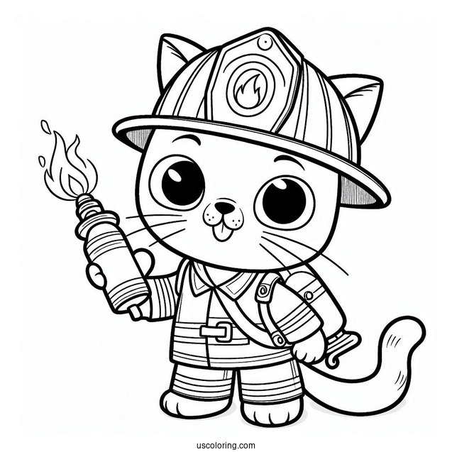 Pete The Cat As a Firefighter