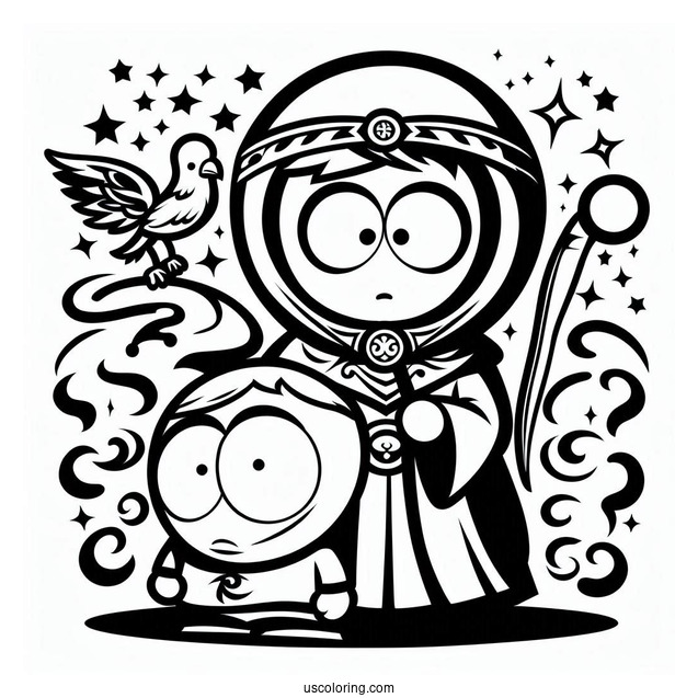 Simple Jimmy Valmer South Park Coloring Page
