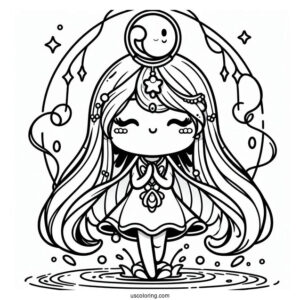 OwakCX Sprunki Coloring Page