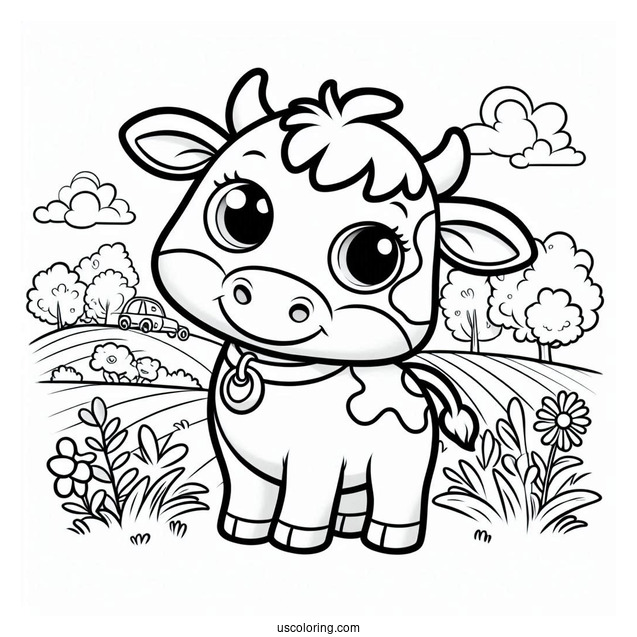 Benny The Cow From Dora The Explorer To Color