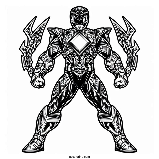 Detailed Mighty Morphin Power Rangers