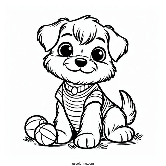 Poppy Playtime Coloring Page Of DogDay