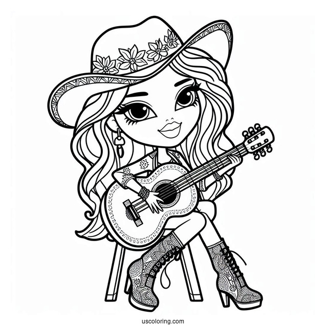 Eitan Bratz Doll Playing Guitar