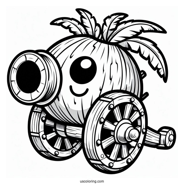 Coconut Cannon To Color