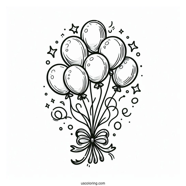 Bunch Of Party Balloons