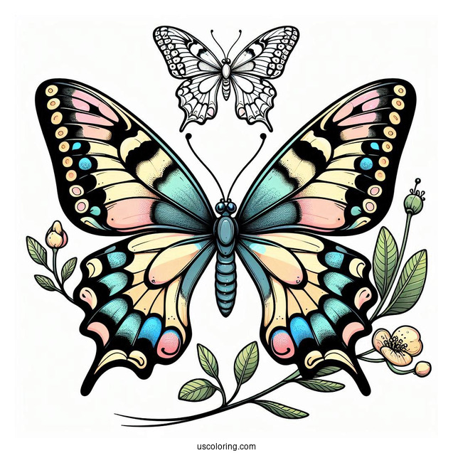 Easy Swallowtail Butterfly For Kids
