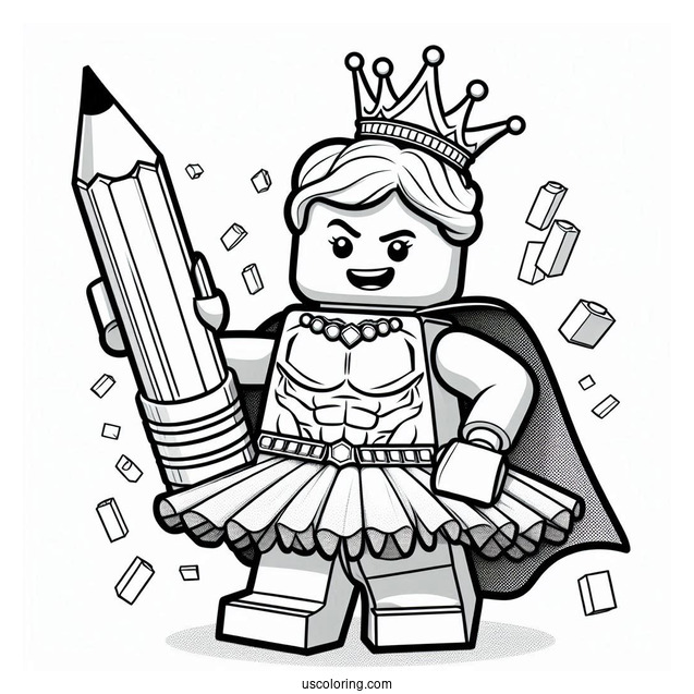 Lego Hulk Coloring In Sheet