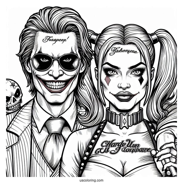 Harley Quinn And The Joker In Suicide Squad