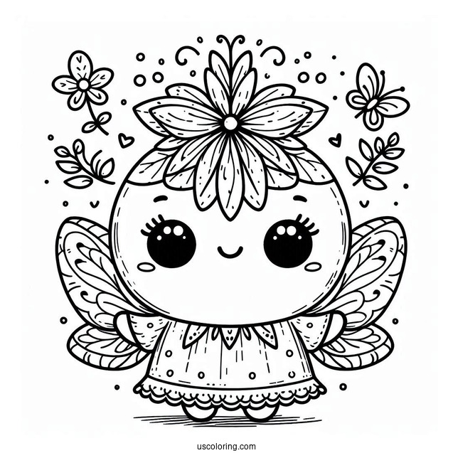 Cute Sprunki Coloring Page Of Simon