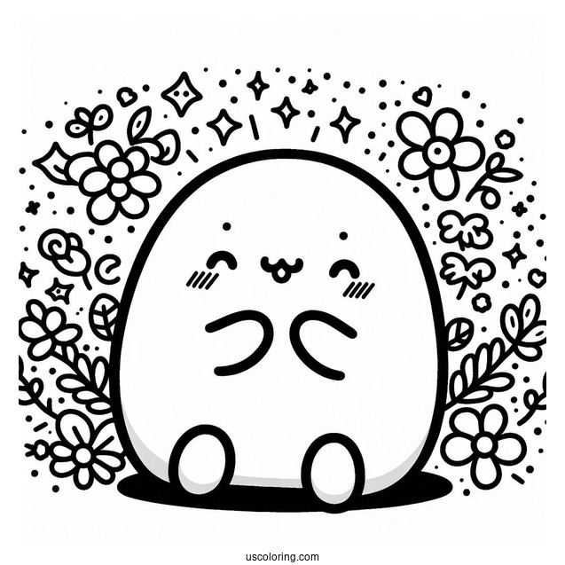 Sumikko Gurashi Coloring Page In The Classroom