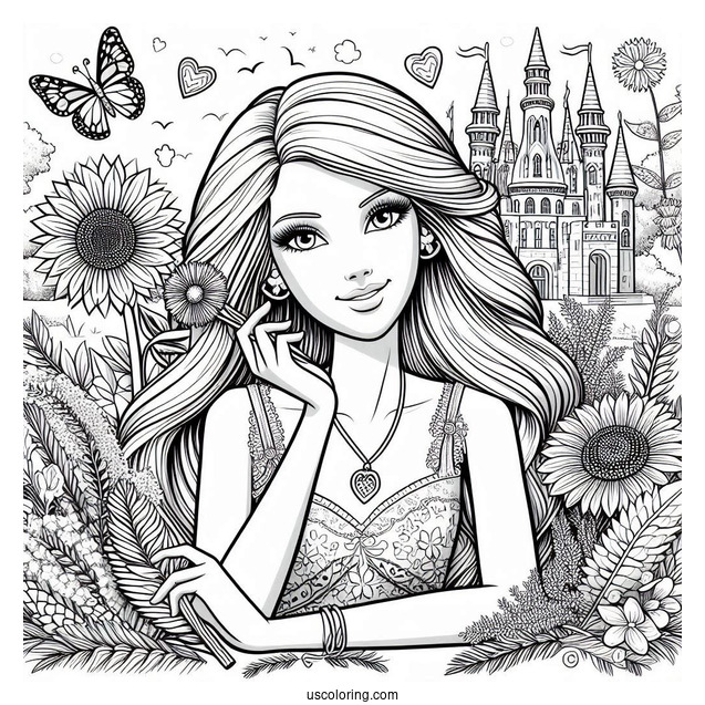 Barbie Movie Coloring page