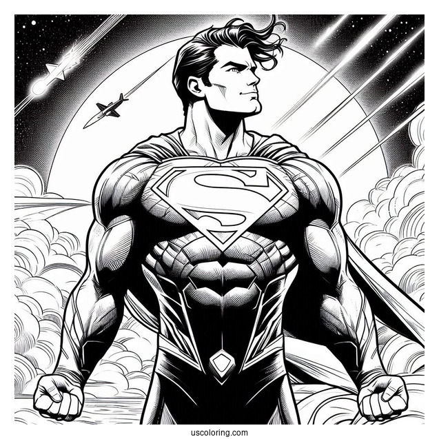 DC Justice League Coloring Page