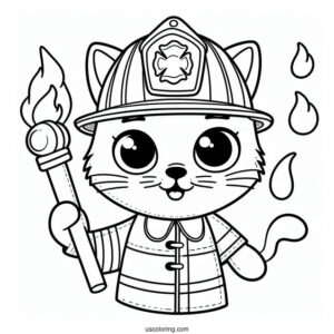Pete The Cat As a Firefighter