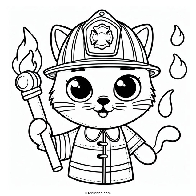 Pete The Cat As a Firefighter