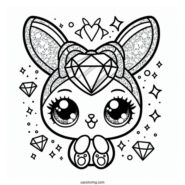 Crystal Bunny From Glitterati Club