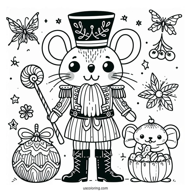 Coloring Sheet Of The Nutcracker Mouserinks