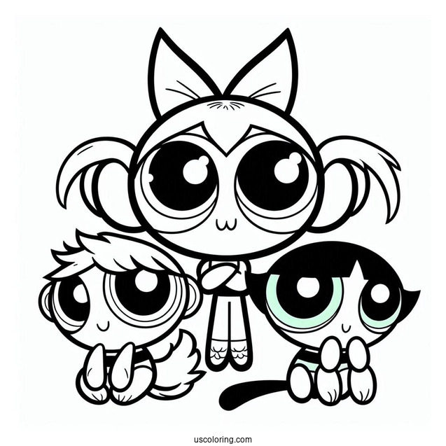 Mojo Jojo Monkey Coloring Page