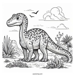 Large Spotted Edmontosaurus