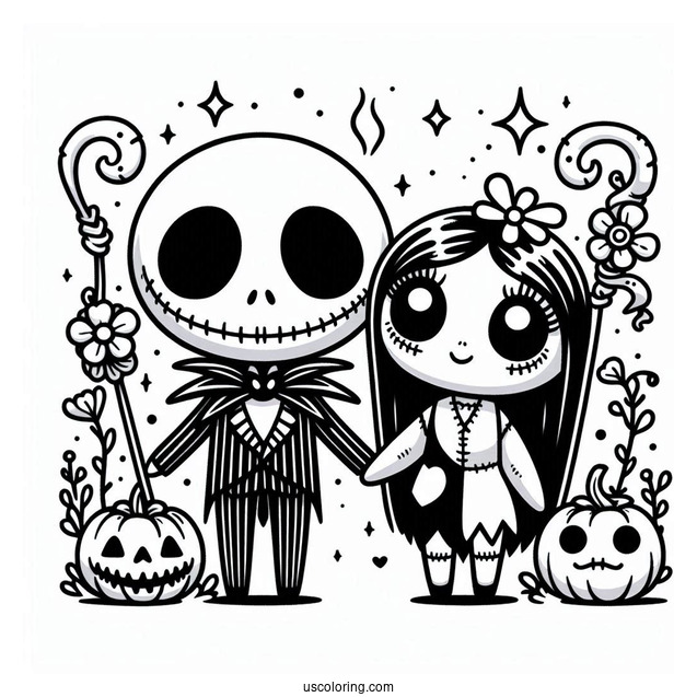 Kawaii Jack And Sally