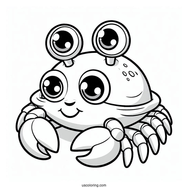 Octonauts Coloring Page Of Fiddler Crab