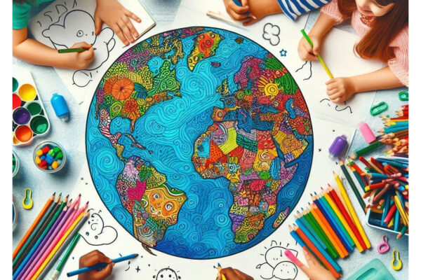 Earth Coloring Pages Featured Image