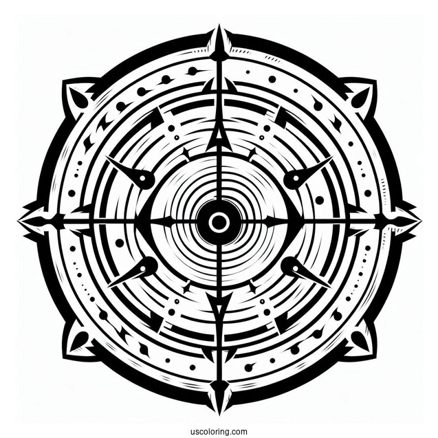 Naruto Coloring Page Of Kurama Chakra Mode