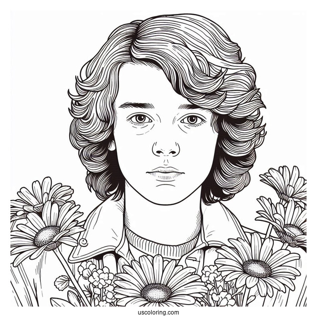 Coloring Page Of Max Mayfield