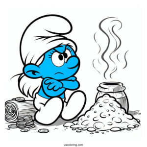Grouchy Smurf