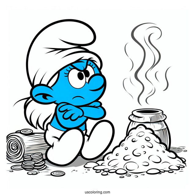 Grouchy Smurf