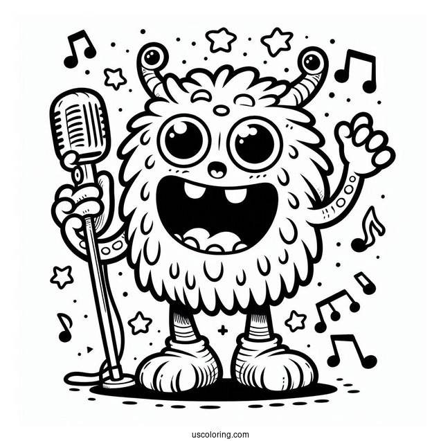 My Singing Monsters Coloring Page Poster