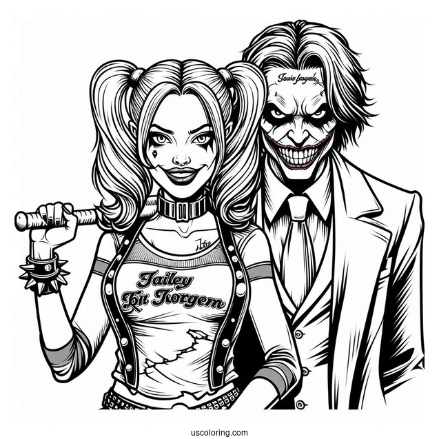 Harley Quinn And The Joker In Suicide Squad