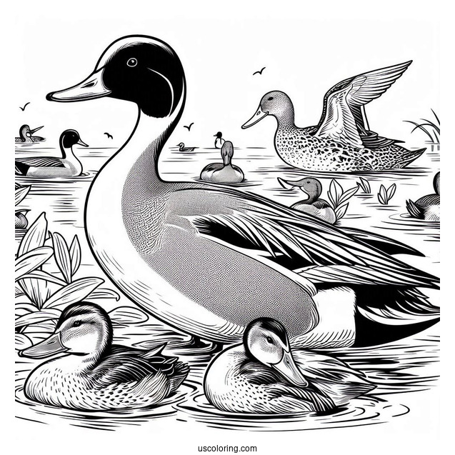 Northern Pintail Duck