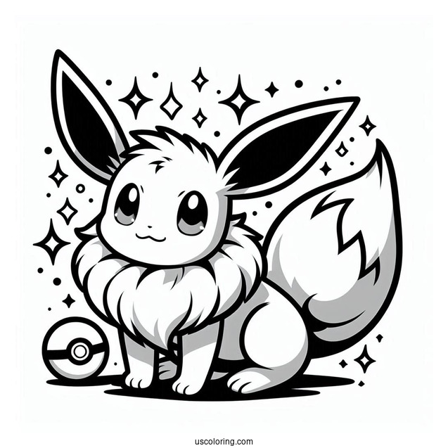 Eevee Summoned From PokeBall