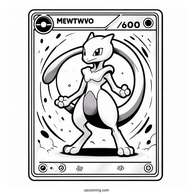 Mewtwo Pokemon Card
