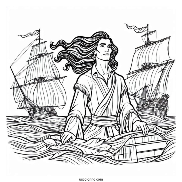 Simple Outline Of John Smith On Port