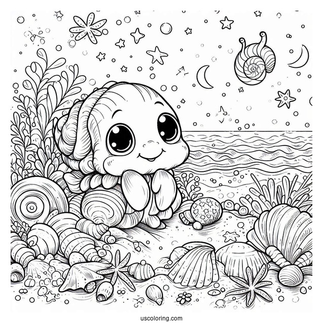 Sprunki Coloring Page Of Garnold At The Beach