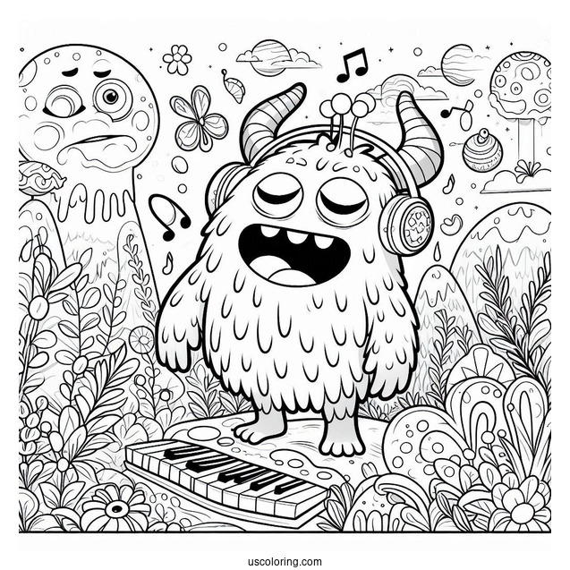 My Singing Monsters Coloring Page Poster