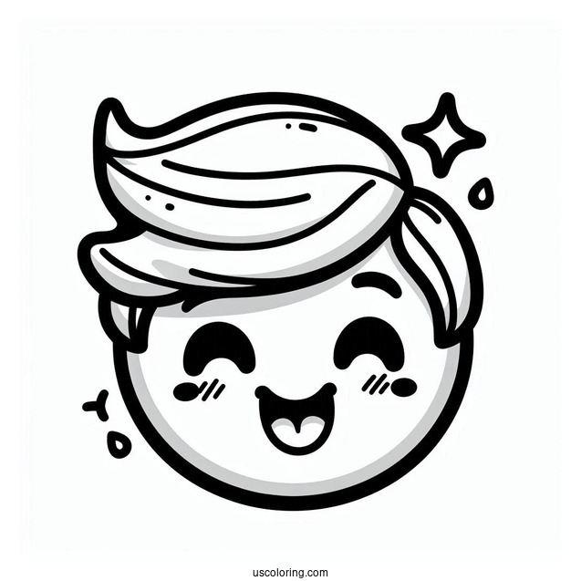 Emoji Coloring Page Montage