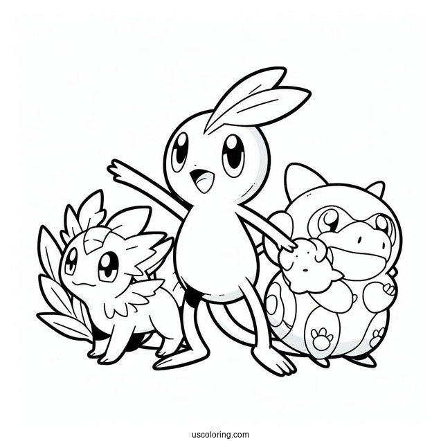 Outline Of Pokedex Coloring In