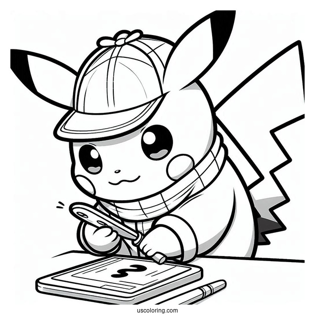 Detective Pikachu Examining Clue