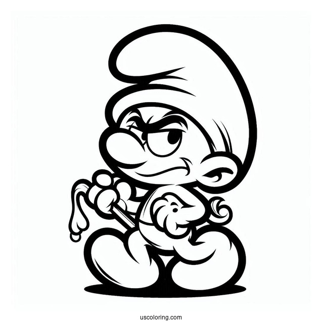 Grouchy Smurf